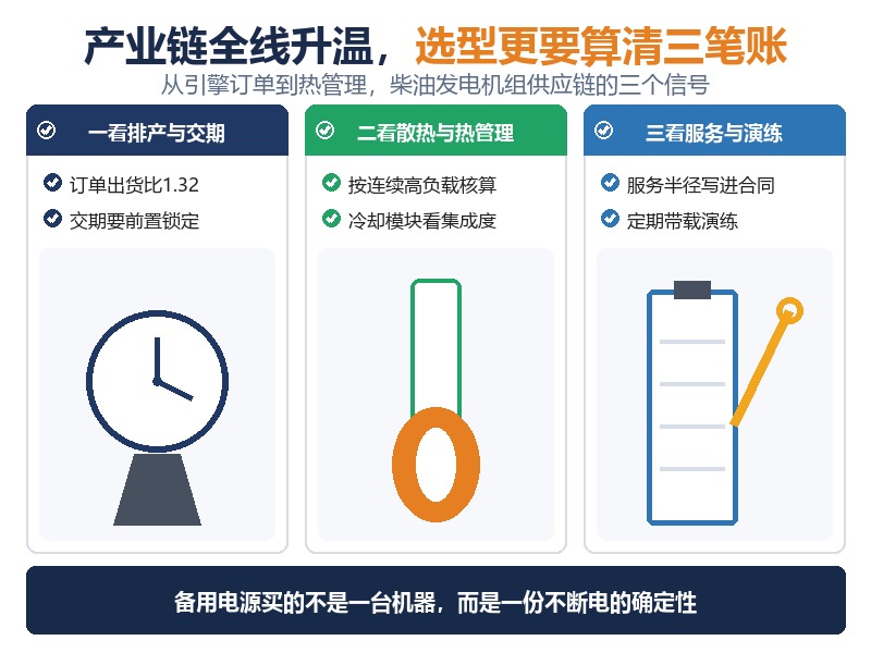 三成引擎订单来自数据中心 柴油发电机组产业链升温